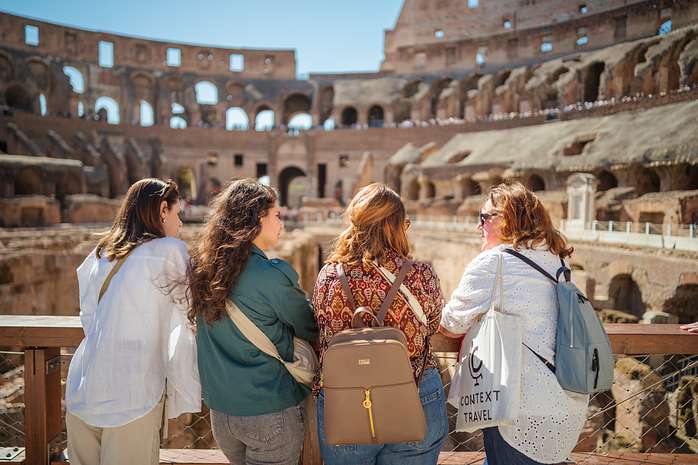 Express Colosseum Tour with Special Access to Arena Floor, Roman Forum and Palatine Hill