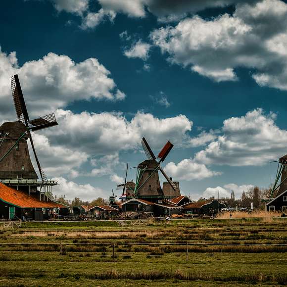zaanse schans windmills